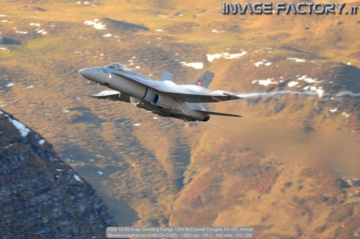 2008-10-09 Axalp Shooting Range 1004 McDonnell Douglas FA-18C Hornet